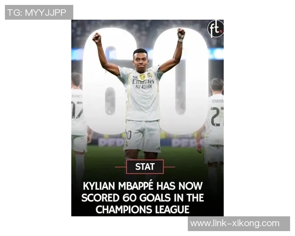 姆巴佩欧冠进球达60个跻身历史射手榜第六位目标直指劳尔